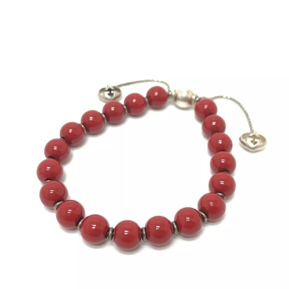 GUCCI Interlocking G Heart Ball Accessory Bangle Bracelet - Picture 1 of 16